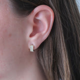 BOUCLE D’OREILLE MINI PAVÉ